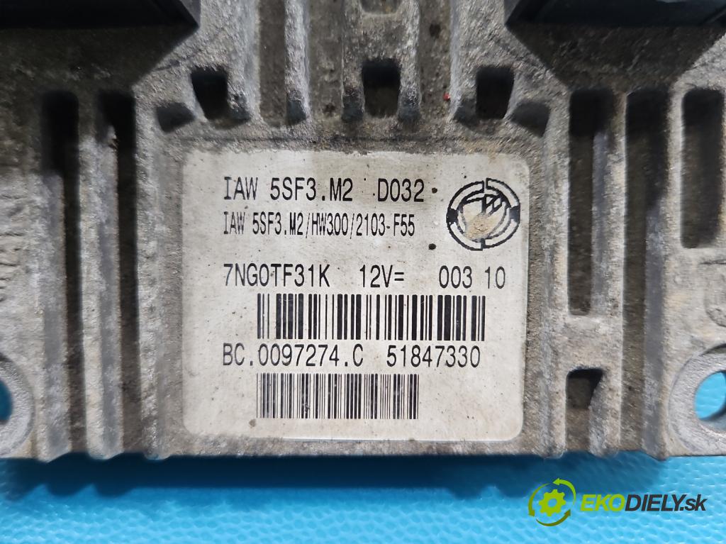 Fiat Punto Grande 1.4 8V 77 HP manual 57 kW 1368 cm3 5- riadiaca jednotka motora 5SF3.M2