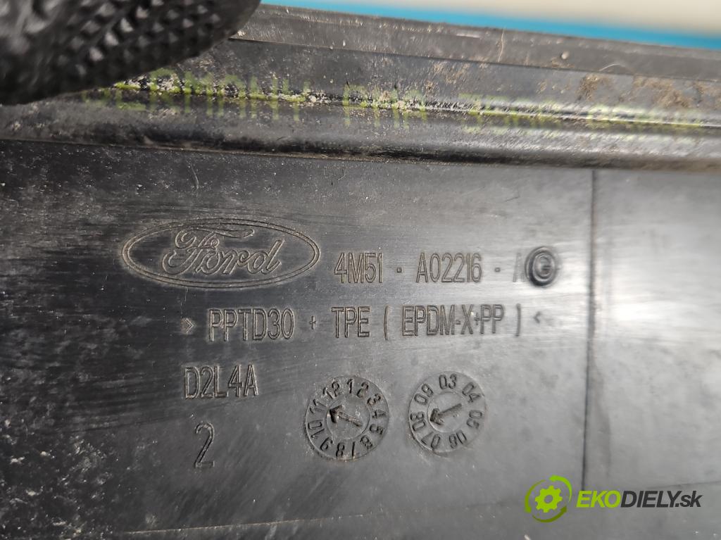 Ford Focus Mk2 2004-2011 1.6 tdci 109 hp manual 80 kW 1560 cm3 5- torpédo 4M51-A02216-AG (Plast pod čelním sklem)