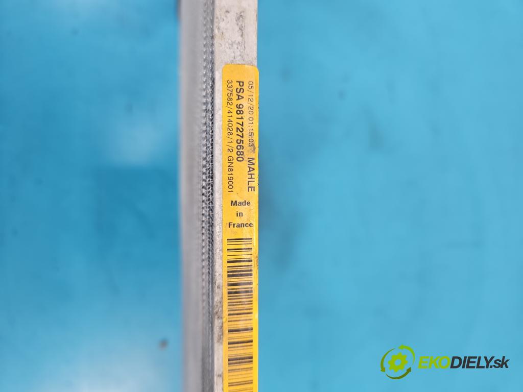 Citroen C5 Aircross 17-25 1.2 T 131 hp manual 96 kW 1199 cm3 5- Chladič klíma 9817275680 (Chladič klimatizace)