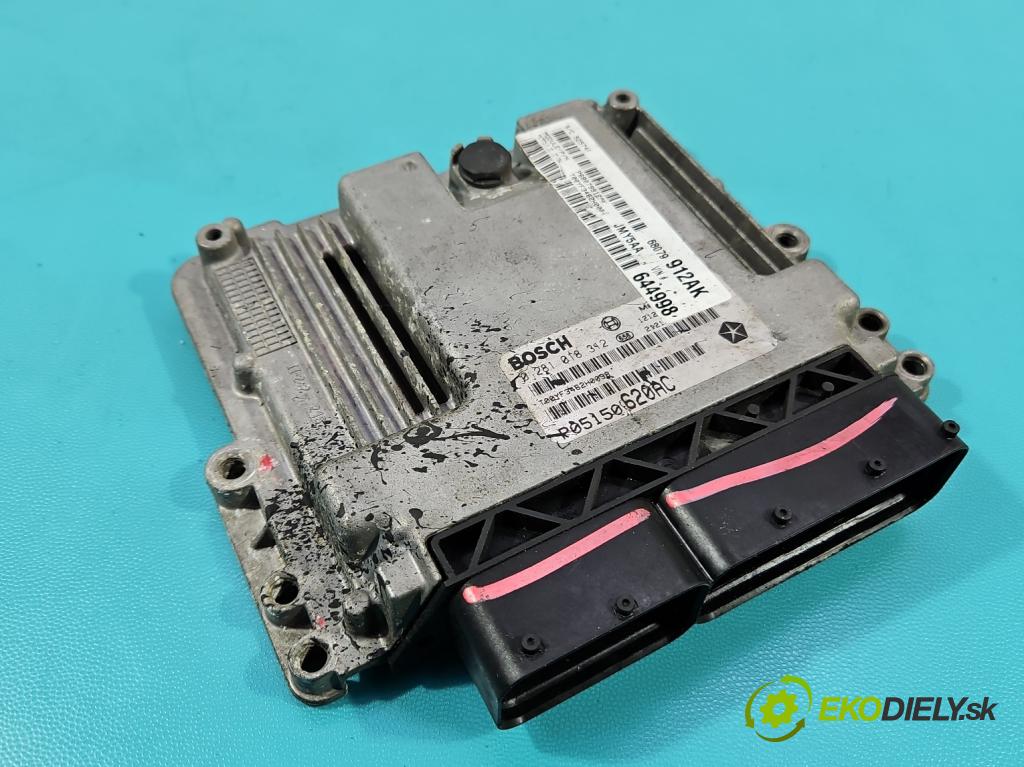 Fiat Freemont 2.0 jtd 170 hp manual 125 kW 1956 cm3 5- řídící jednotka motoru 0281018312