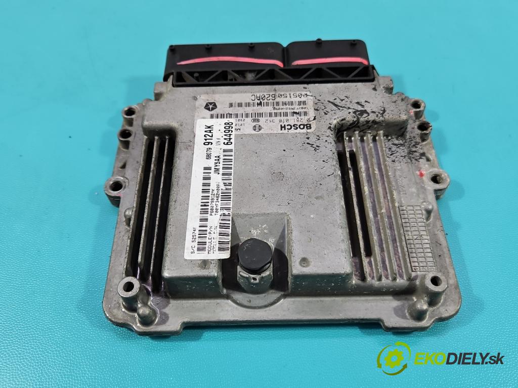 Fiat Freemont 2.0 jtd 170 hp manual 125 kW 1956 cm3 5- řídící jednotka motoru 0281018312