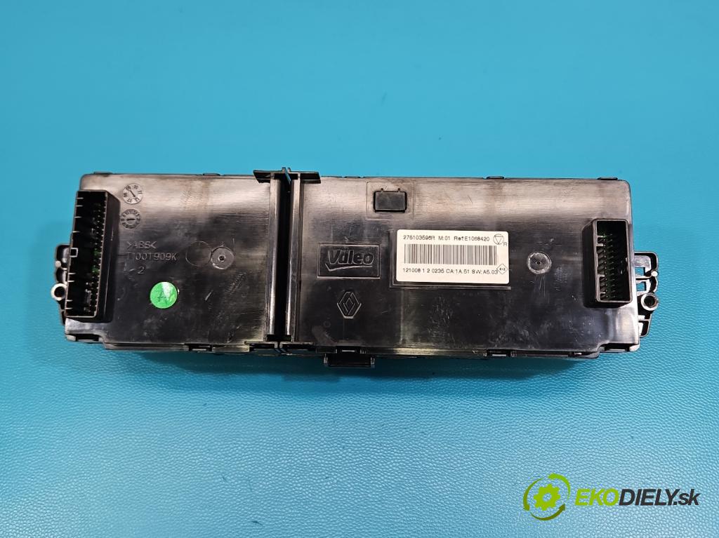 Renault Megane III 2008-2016 1.6 16V 110 hp manual 81 kW 1598 cm3 5- palubní deska panel topení 275103596R