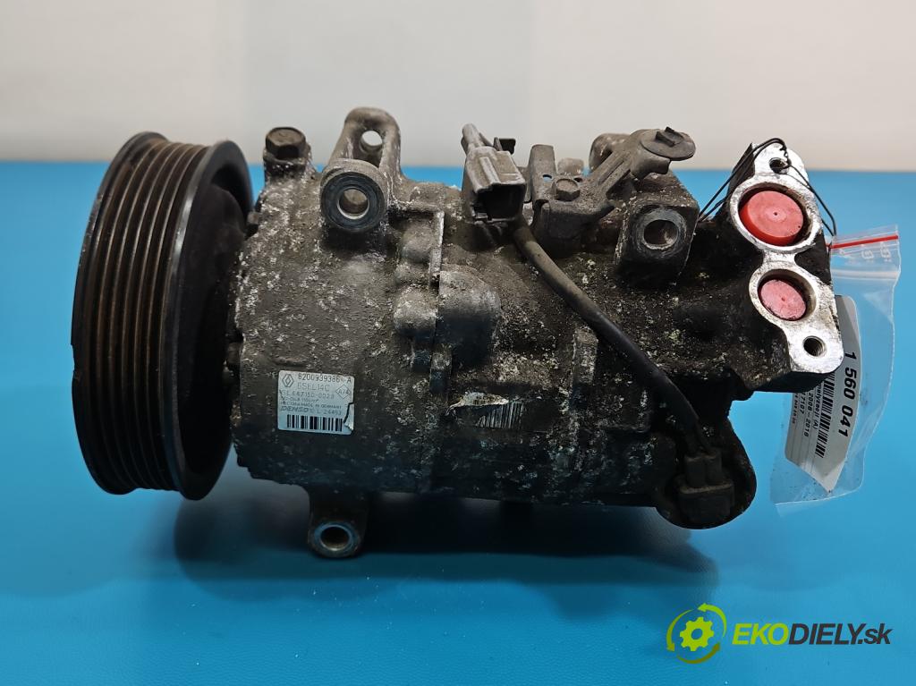 Renault Megane III 2008-2016 1.6 16V 110 hp manual 81 kW 1598 cm3 5- Kompresor: klíma 8200939386-A (Kompresor klimatizace)