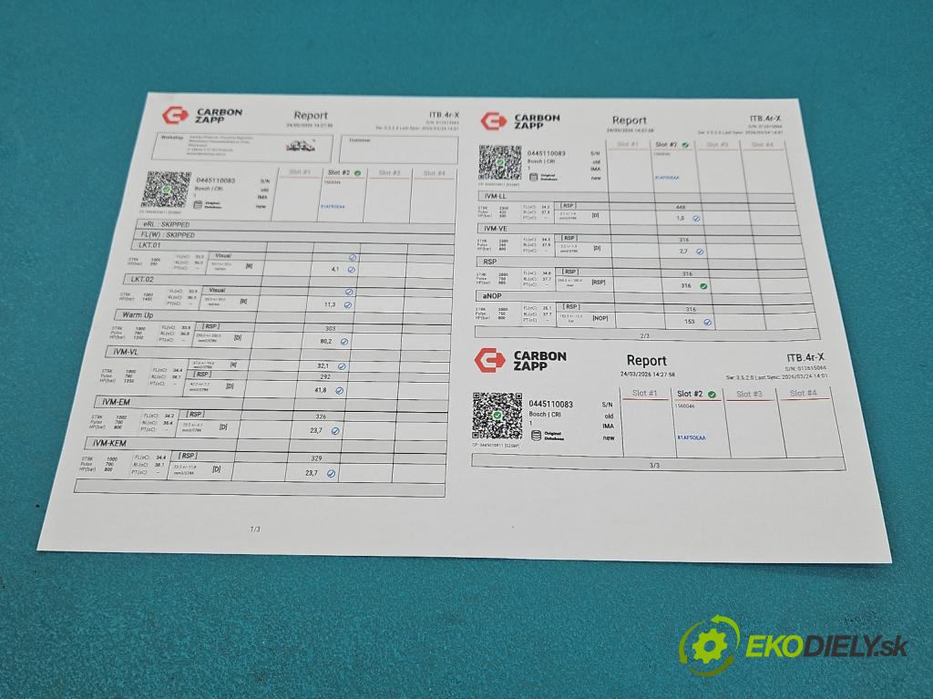 Opel Corsa C 2000-2006 1.3 cdti 69KM manual 51 kW 1248 cm3 3- vstrek 0445110083 (Vstrekovač paliva)