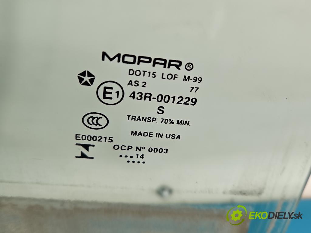 Jeep Cherokee KL 2013-2023 2.0 multijet: 140 HP manual 103 kW 1956 cm3 5- sklo dvere zadné pravé