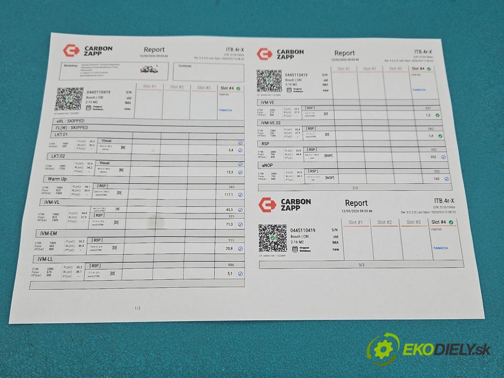 Fiat Freemont 2.0 jtd 170 HP manual 125 kW 1956 cm3 5- vstrek 0445110419 (Vstrekovač paliva)