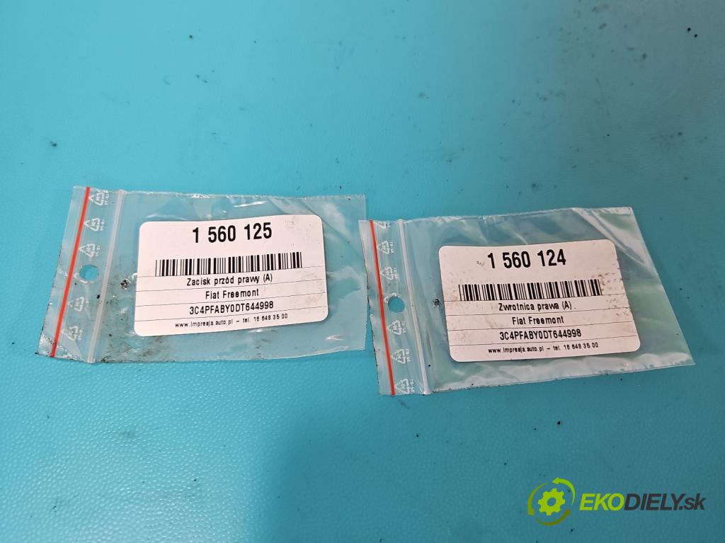 Fiat Freemont 2.0 jtd 170 hp manual 125 kW 1956 cm3 5- náboj pravé  (Náboj kola)