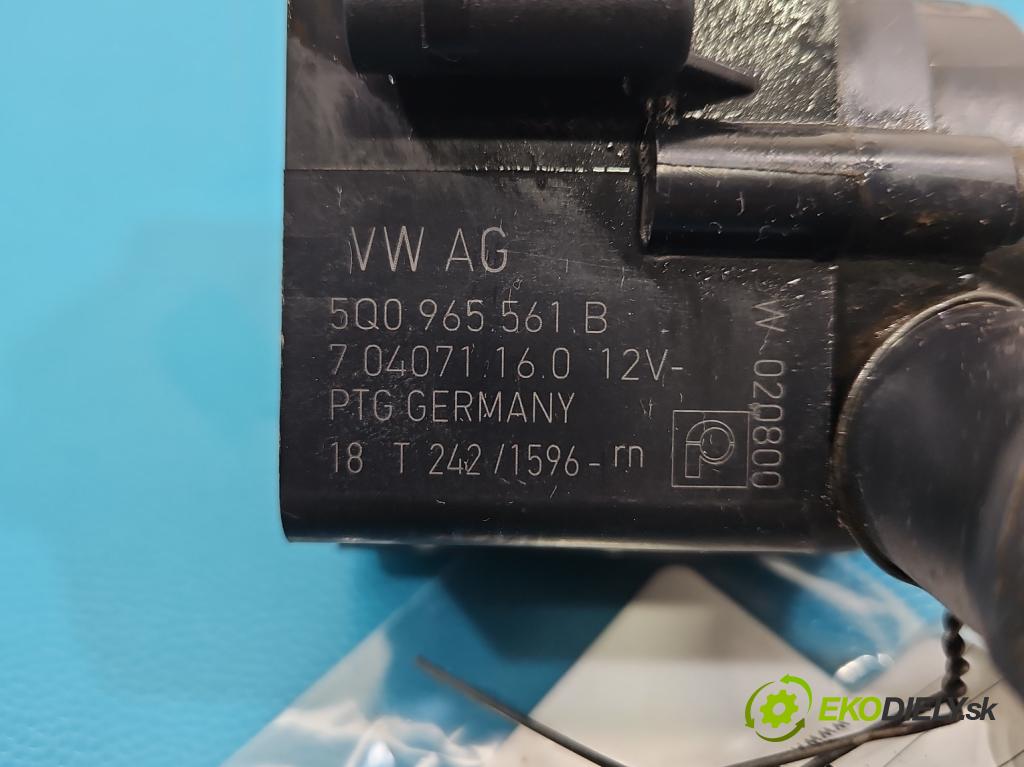 Skoda Octavia III 2013- 2.0 TSI DKZA: 190 HP automatic 140 kW 1984 cm3 5- pompa obehu voda: 5Q0965561B