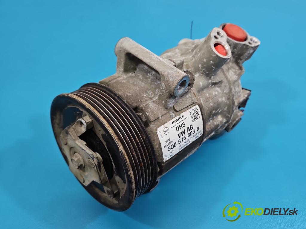 Skoda Octavia III 2013- 2.0 TSI 190 hp automatic 140 kW 1984 cm3 5- Kompresor: klíma 5Q0816803B (Kompresor klimatizace)