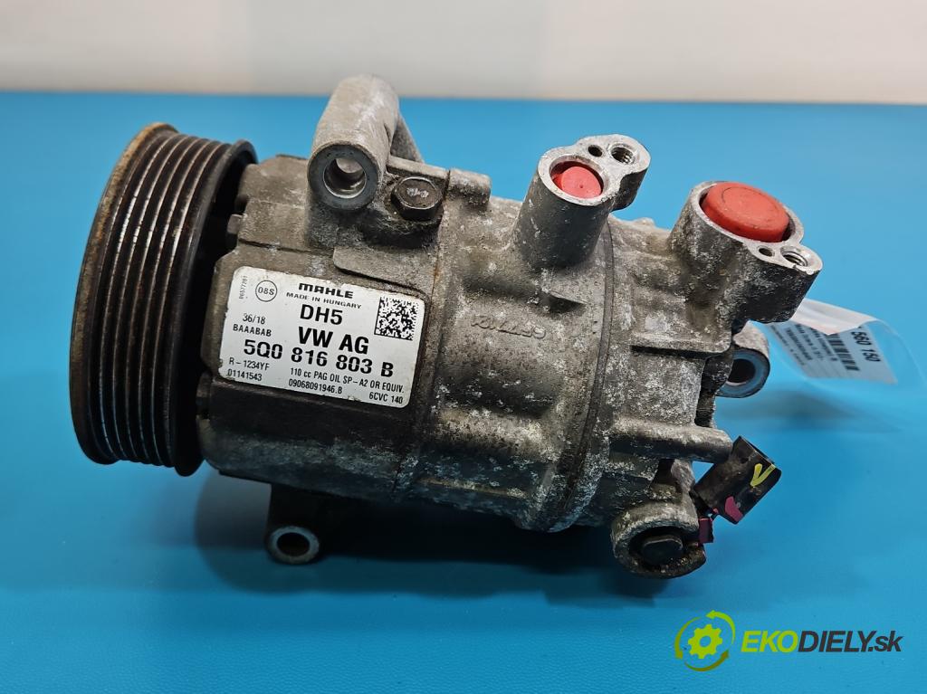 Skoda Octavia III 2013- 2.0 TSI 190 hp automatic 140 kW 1984 cm3 5- Kompresor: klíma 5Q0816803B (Kompresor klimatizace)