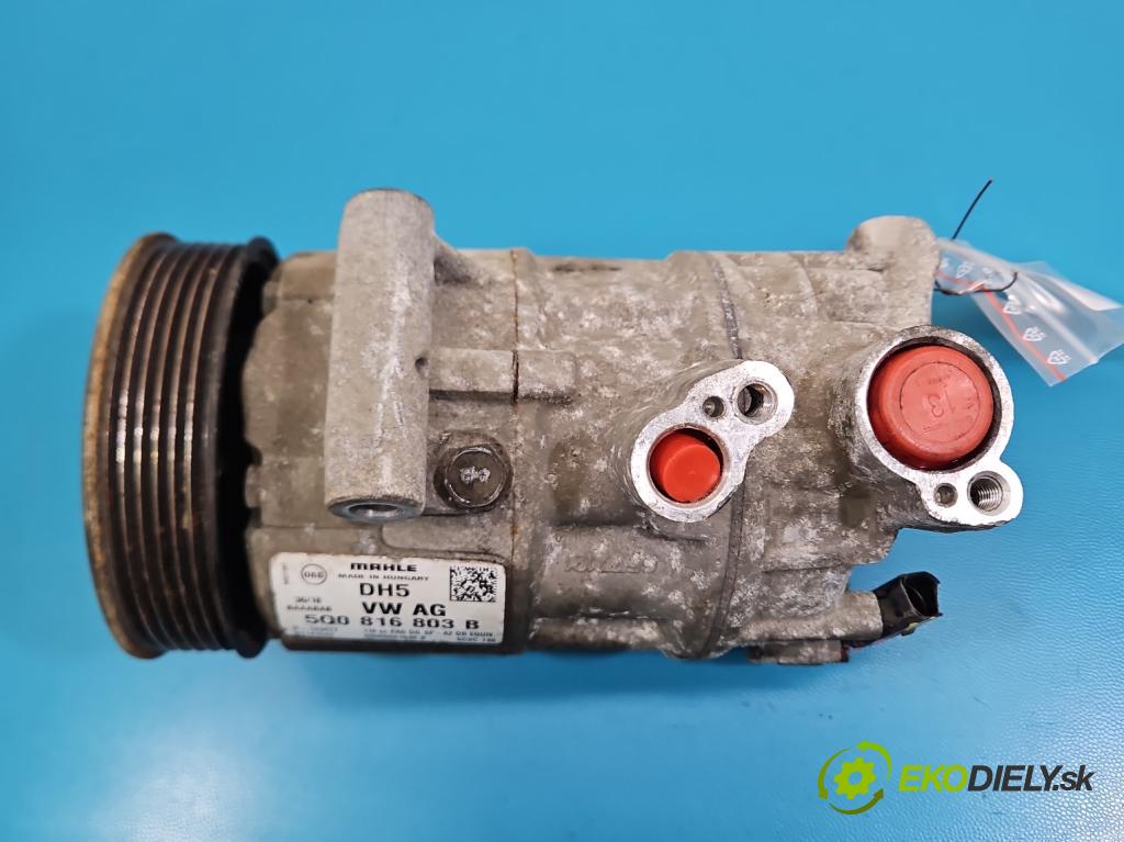 Skoda Octavia III 2013- 2.0 TSI 190 hp automatic 140 kW 1984 cm3 5- Kompresor: klíma 5Q0816803B (Kompresor klimatizace)