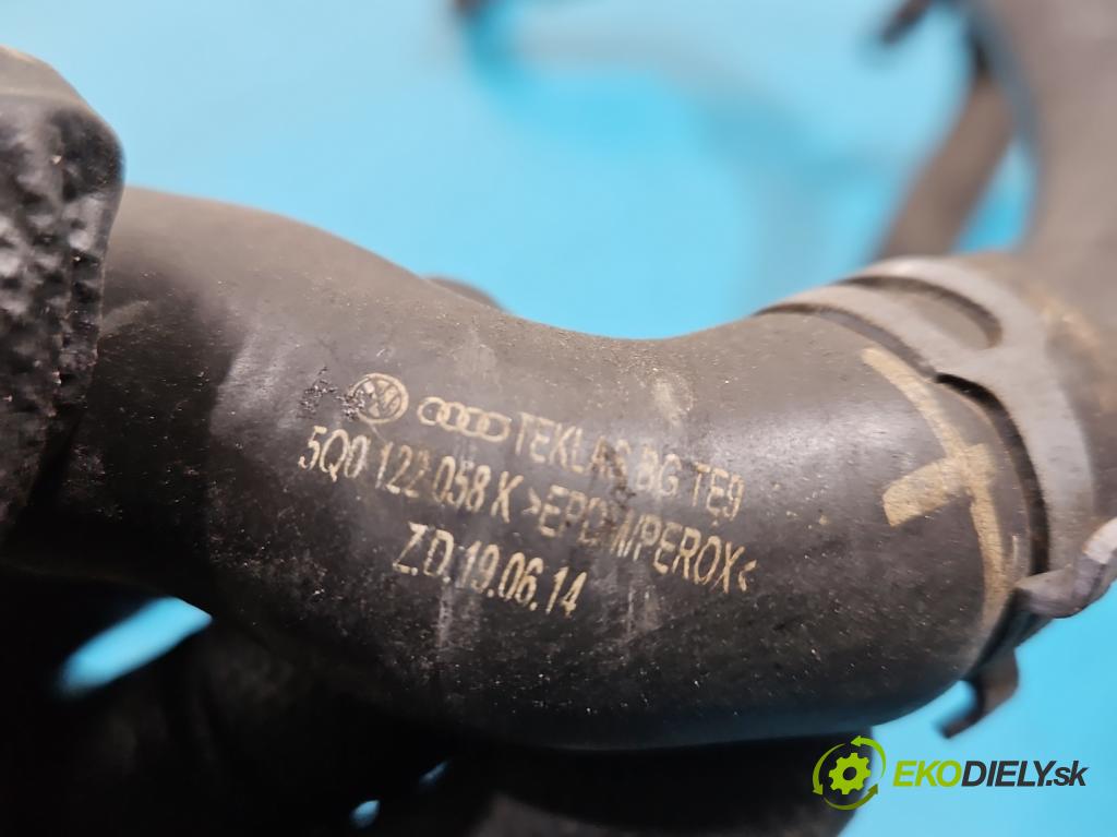 Skoda Octavia III 2013- 2.0 TSI 190 hp automatic 140 kW 1984 cm3 5- Magistrala: vodní 5Q0122058K