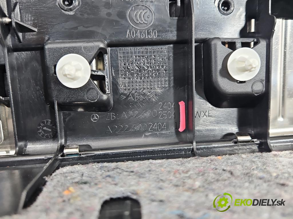 Mercedes S W222 2013-2020 3.0 cdi (656929) 340KM: automatic 250 kW 2925 cm3 4- kryt plast A2226902404