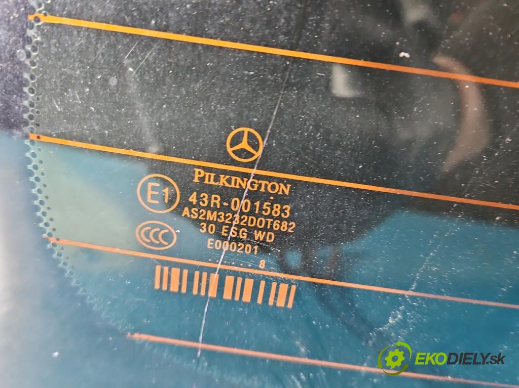 Mercedes A W169 2004-2012 2.0 cdi 109 HP manual 80 kW 1992 cm3 3- sklo zadná  (Sklo zadné)