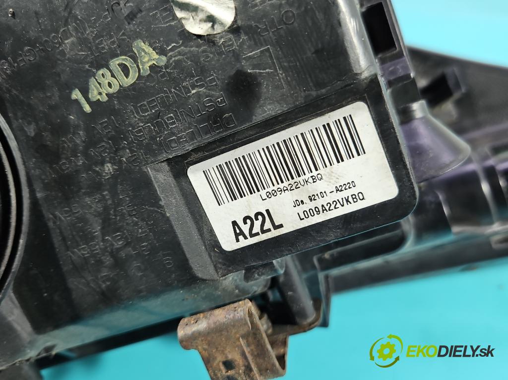 Kia Ceed II 2012-2018 1.6 crdi 128 HP manual 94 kW 1582 cm3 5- Reflektor: ľavý 92101-A2220 (Kľučka dverí ostatné)
