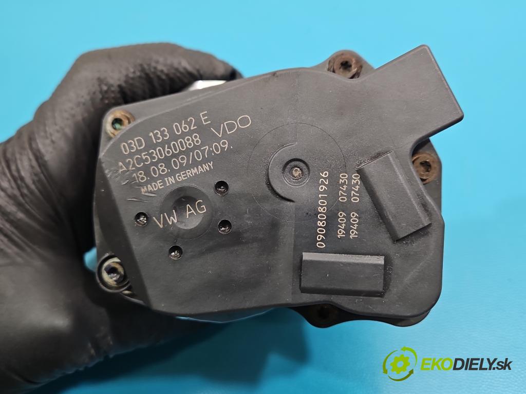 Seat Ibiza IV 6J 2008-2017 1.2 12V 69KM manual 51 kW 1198 cm3 5- klapka 03D133062E (Škrtiaca klapka)