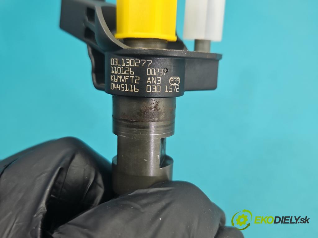 Audi A4 B8 2007-2015 2.0 tdi 143 hp manual 105 kW 1968 cm3 5- vstřikovač 0445116030 (Vstřikovač paliva)