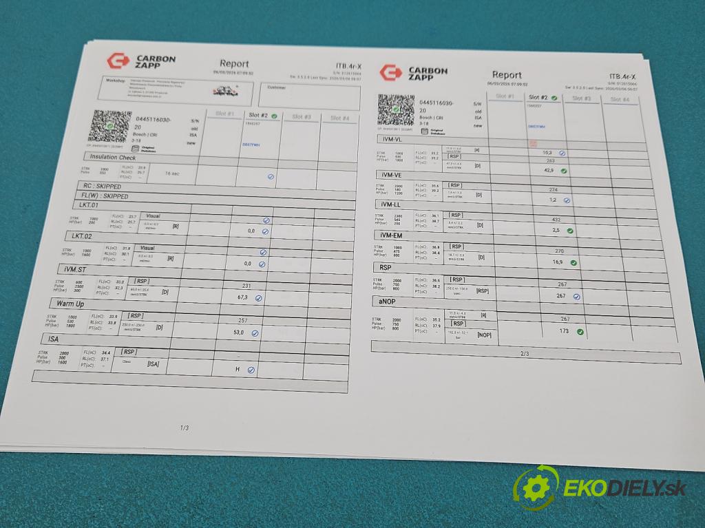 Audi A4 B8 2007-2015 2.0 tdi 143 hp manual 105 kW 1968 cm3 5- vstřikovač 0445116030 (Vstřikovač paliva)