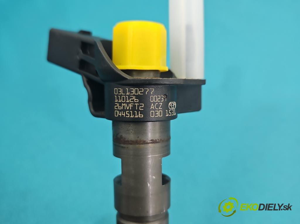 Audi A4 B8 2007-2015 2.0 tdi 143 hp manual 105 kW 1968 cm3 5- vstřikovač 0445116030 (Vstřikovač paliva)