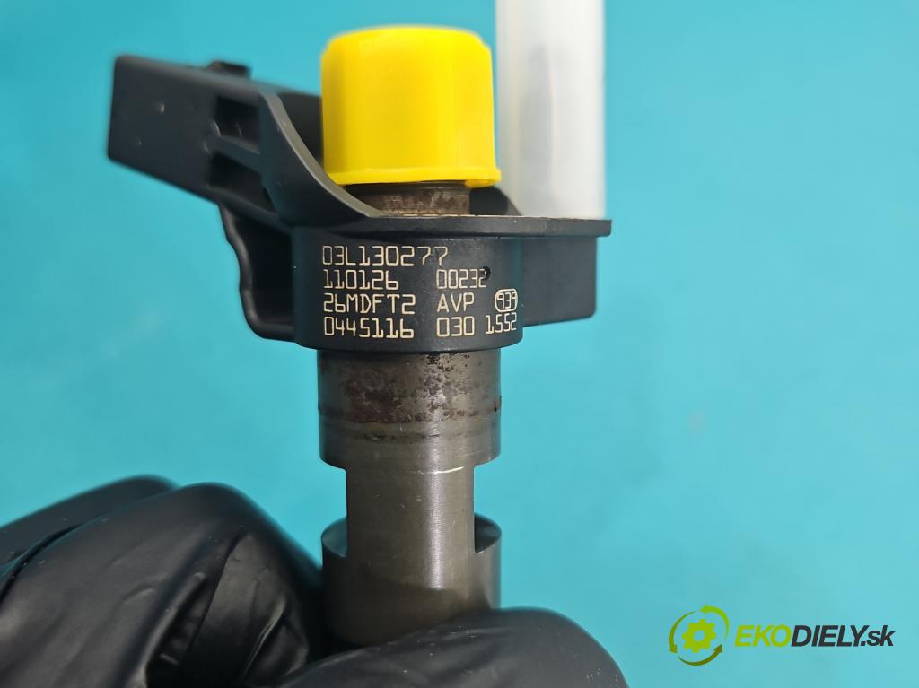 Audi A4 B8 2007-2015 2.0 tdi 143 hp manual 105 kW 1968 cm3 5- vstřikovač 0445116030 (Vstřikovač paliva)