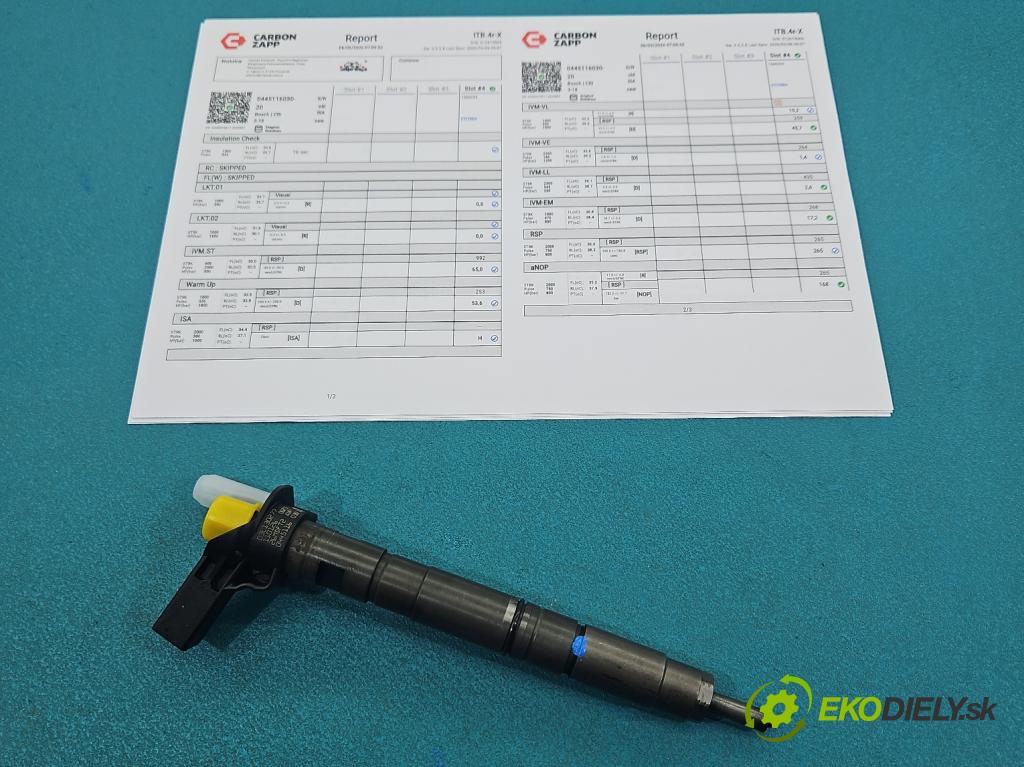 Audi A4 B8 2007-2015 2.0 tdi 143 hp manual 105 kW 1968 cm3 5- vstřikovač 0445116030 (Vstřikovač paliva)