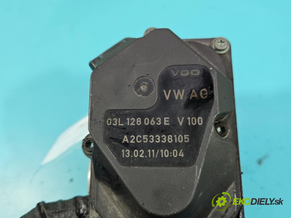 Audi A4 B8 2007-2015 2.0 tdi 143 hp manual 105 kW 1968 cm3 5- škrticí klapka 03L128063E (Škrticí klapka)