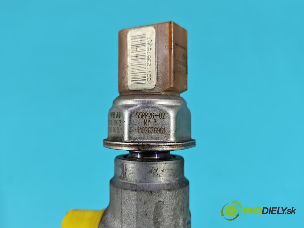 Audi A4 B8 2007-2015 2.0 tdi 143 hp manual 105 kW 1968 cm3 5- lišta vstřikovací 03L130089A (Vstřikovací lišta)