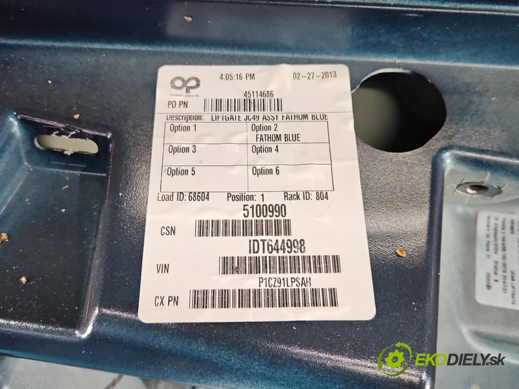 Fiat Freemont 2.0 jtd 170 hp manual 125 kW 1956 cm3 5- zadní kufrové dveře  (Zadní kapota (kufr))