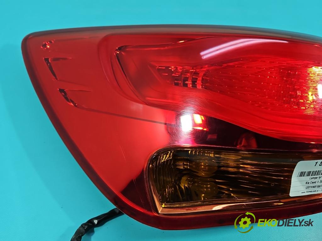 Kia Ceed II 2012-2018 1.6 crdi 128 hp manual 94 kW 1582 cm3 5- světlo zadní levé 92401-A23 (Klika dveří ostatní)
