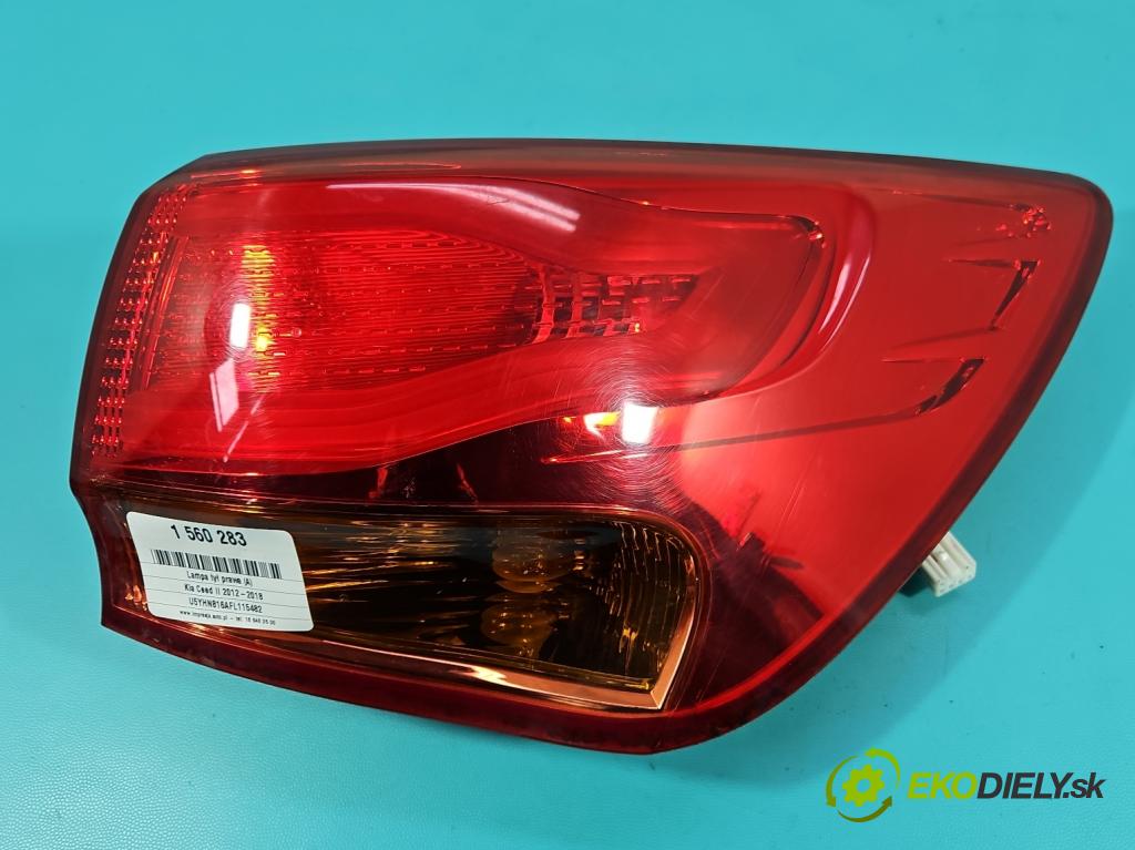 Kia Ceed II 2012-2018 1.6 crdi 128 hp manual 94 kW 1582 cm3 5- světlo zadní pravé 92402-A23 (Klika dveří ostatní)