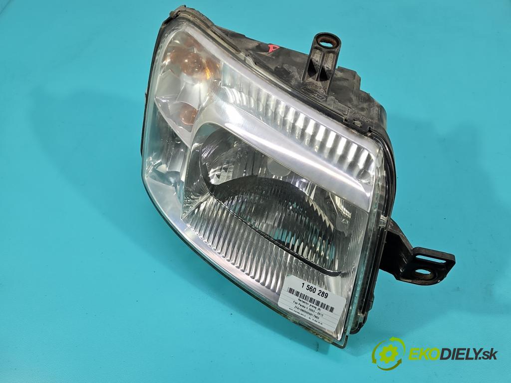 Fiat Panda II 2003-2012 1.1 8V 54 HP manual 40 kW 1108 cm3 5- Reflektor: pravý  (Svetlo predné pravé)