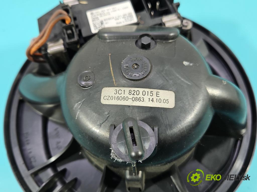 Vw Passat B6 2005-2010 1.9 tdi 105 HP manual 77 kW 1896 cm3 4- ventilátor vzduchu 3C1820015E