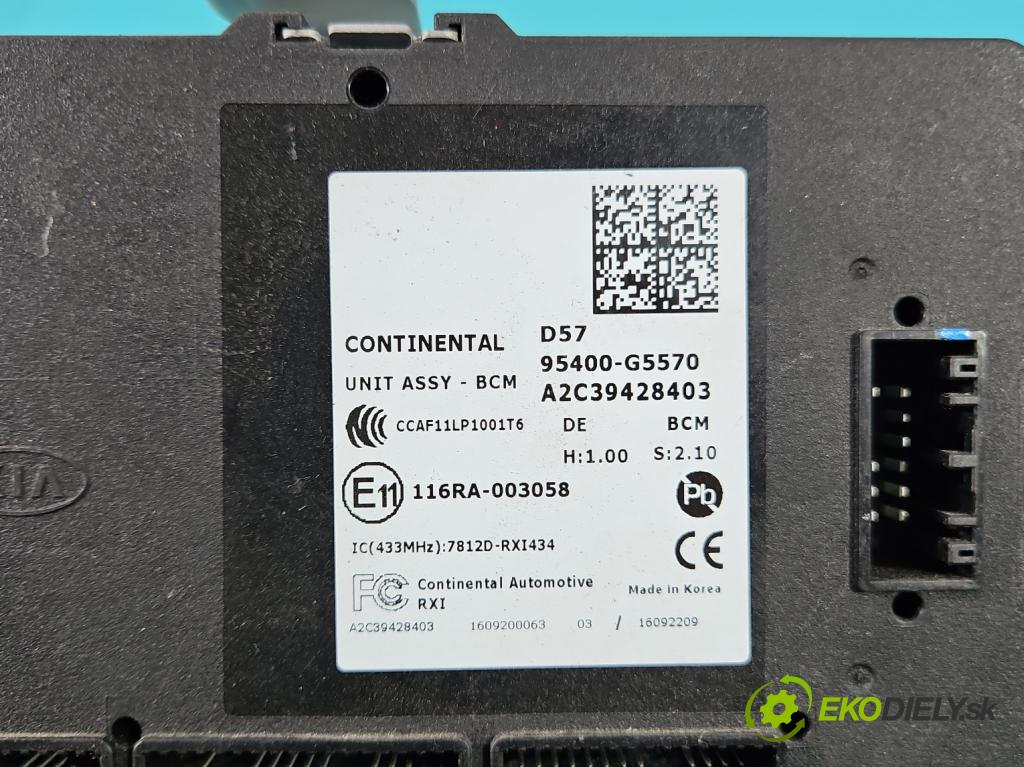 Kia Niro I 2016-2022 1.6 GDI 105 HP automatic 77 kW 1580 cm3 5- riadiaca jednotka ostatné 95400-G5570