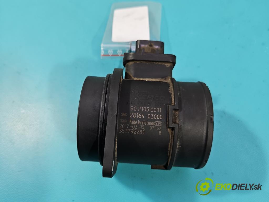 Kia Niro I 2016-2022 1.6 GDI 105 HP automatic 77 kW 1580 cm3 5- průtokoměr: 9021050011 (Váha vzduchu)