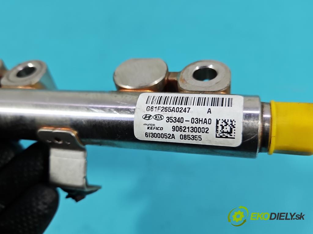 Kia Niro I 2016-2022 1.6 GDI 105 hp automatic 77 kW 1580 cm3 5- lišta vstřikovací 35340-03HA0 (Vstřikovací lišta)