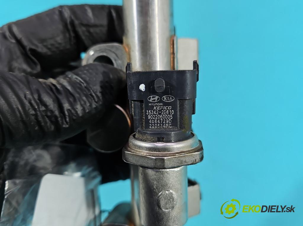 Kia Niro I 2016-2022 1.6 GDI 105 hp automatic 77 kW 1580 cm3 5- lišta vstřikovací 35340-03HA0 (Vstřikovací lišta)