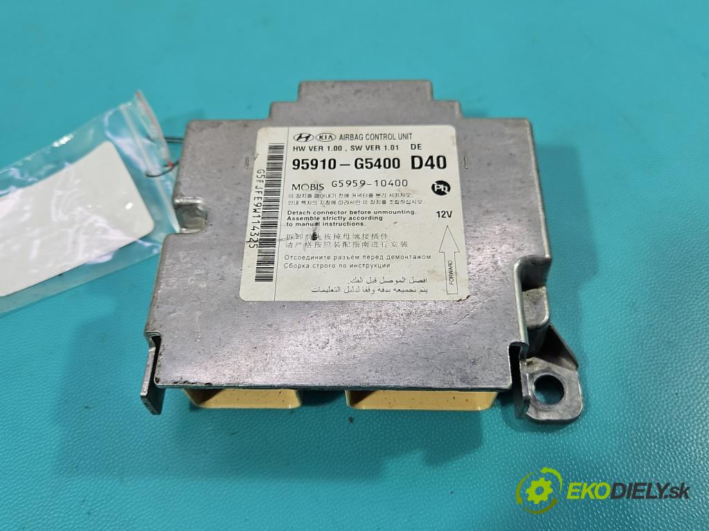 Kia Niro I 2016-2022 1.6 GDI 105 HP automatic 77 kW 1580 cm3 5- riadiaca jednotka vankúše: 95910-G5400