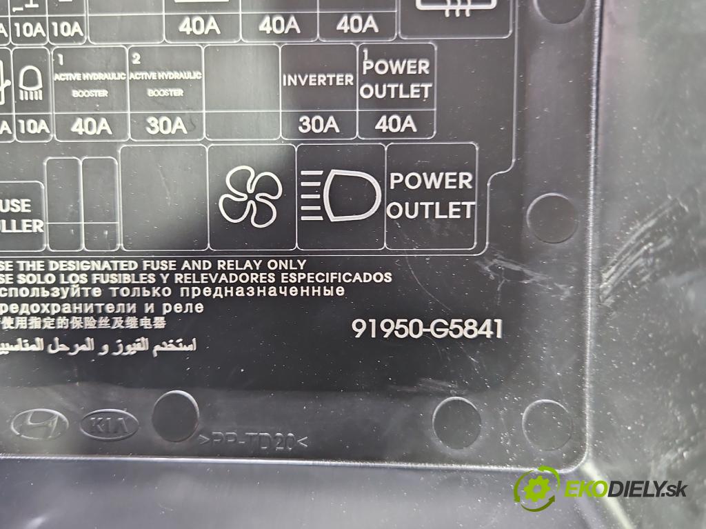 Kia Niro I 2016-2022 1.6 GDI 105 hp automatic 77 kW 1580 cm3 5- skříňka pojistková 91225-G5241 (Pojistková skříňka)