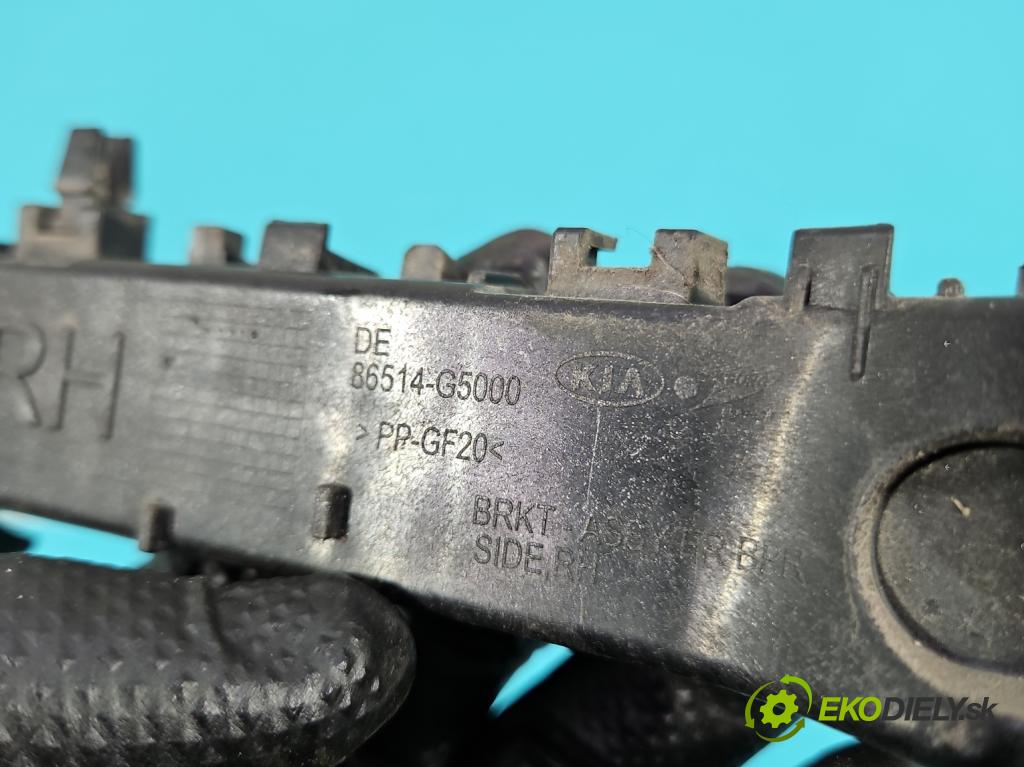 Kia Niro I 2016-2022 1.6 GDI 105 HP automatic 77 kW 1580 cm3 5- Boty: nárazník predné pravý 86514-G5000