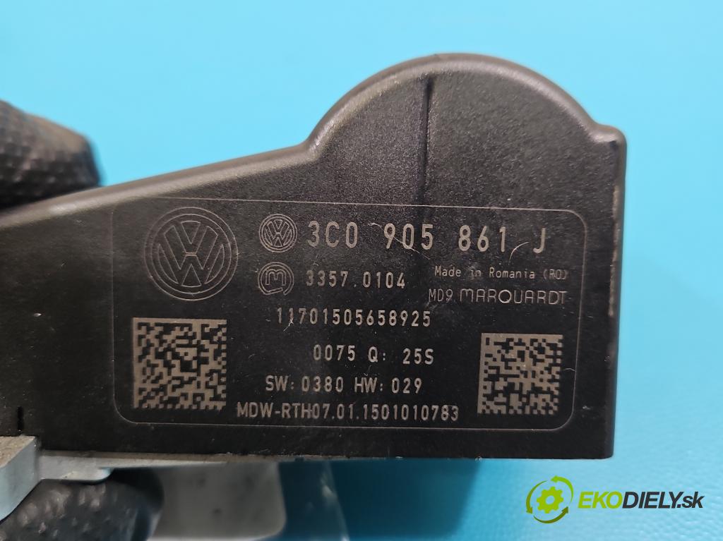 Vw Passat B6 2005-2010 1.9 tdi 105 HP manual 77 kW 1896 cm3 4- Blokáda: řízení: 3C0905861J (Riadenie ostatné)