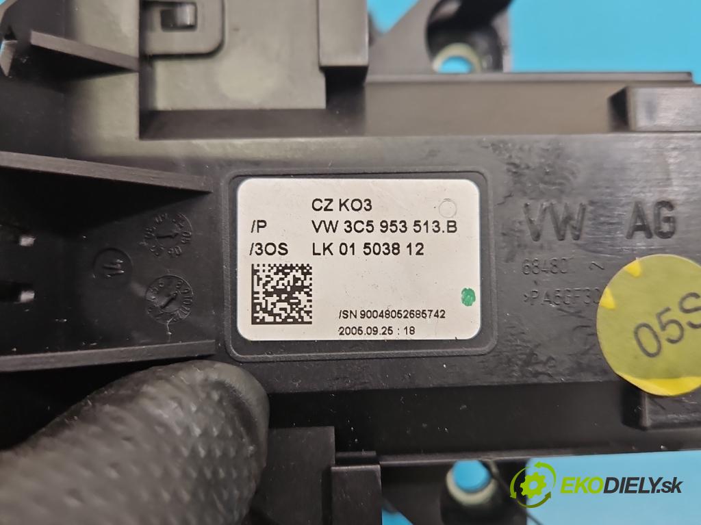 Vw Passat B6 2005-2010 1.9 tdi 105 hp manual 77 kW 1896 cm3 4- Přepínač sdružený 3C5953513B (Páčky pod volantem)