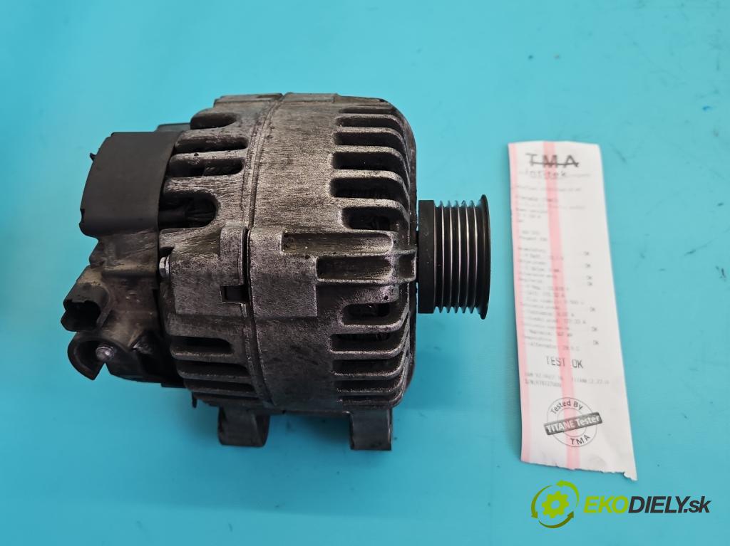 Peugeot 206 1.4 hdi 68 hp manual 50 kW 1398 cm3 3- Alternator 9646476280 (Alternátor)