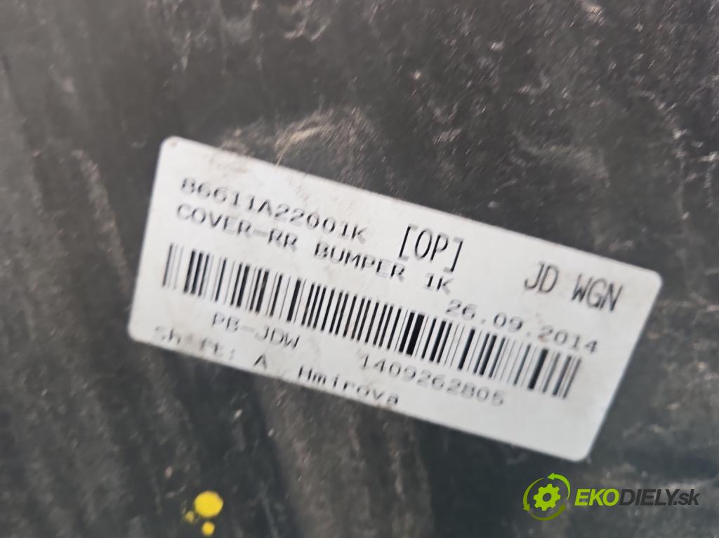 Kia Ceed II 2012-2018 1.6 crdi 128 HP manual 94 kW 1582 cm3 5- nárazník zadné  (Kľučka dverí ostatné)