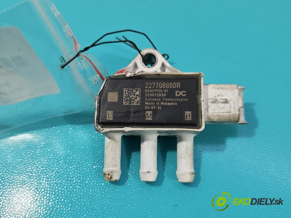 Renault Express 1.5 dci 95 HP manual 70 kW 1461 cm3 5- snímač tlak: výfukové 227708860R