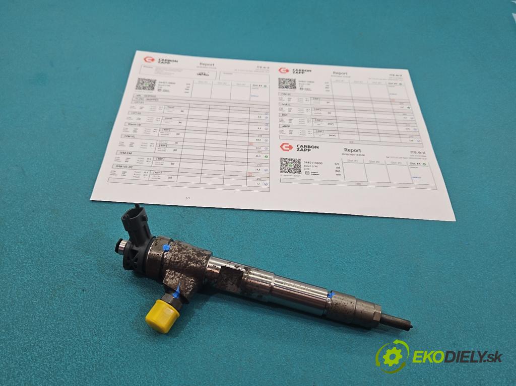 Renault Express 1.5 dci 95 hp manual 70 kW 1461 cm3 5- vstřikovač 0445110800 (Vstřikovač paliva)