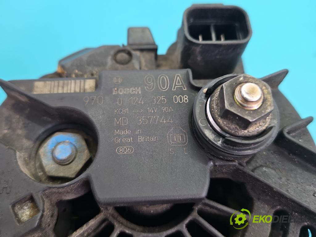 Mitsubishi Space star 1.3 16V 86 HP manual 63 kW 1299 cm3 5- Alternator 0124325008 (Alternátor)