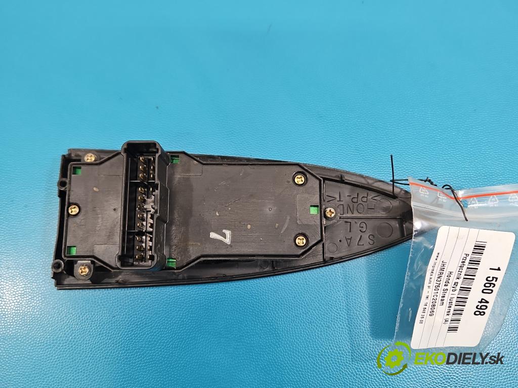 Honda Stream 2.0 16V 156 HP manual 115 kW 1998 cm3 5- prepínač okien spätných zrkadiel