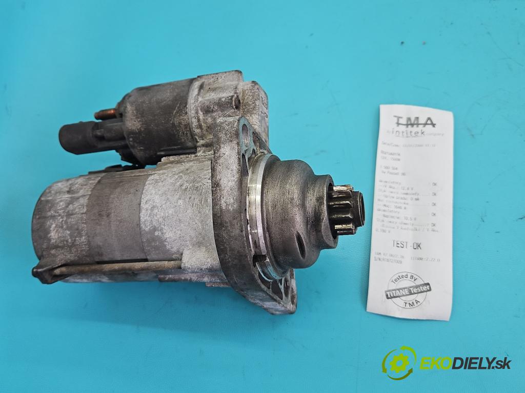 Vw Passat B6 2005-2010 1.9 tdi 105 hp manual 77 kW 1896 cm3 4- startér: D7GS8 (Startér)