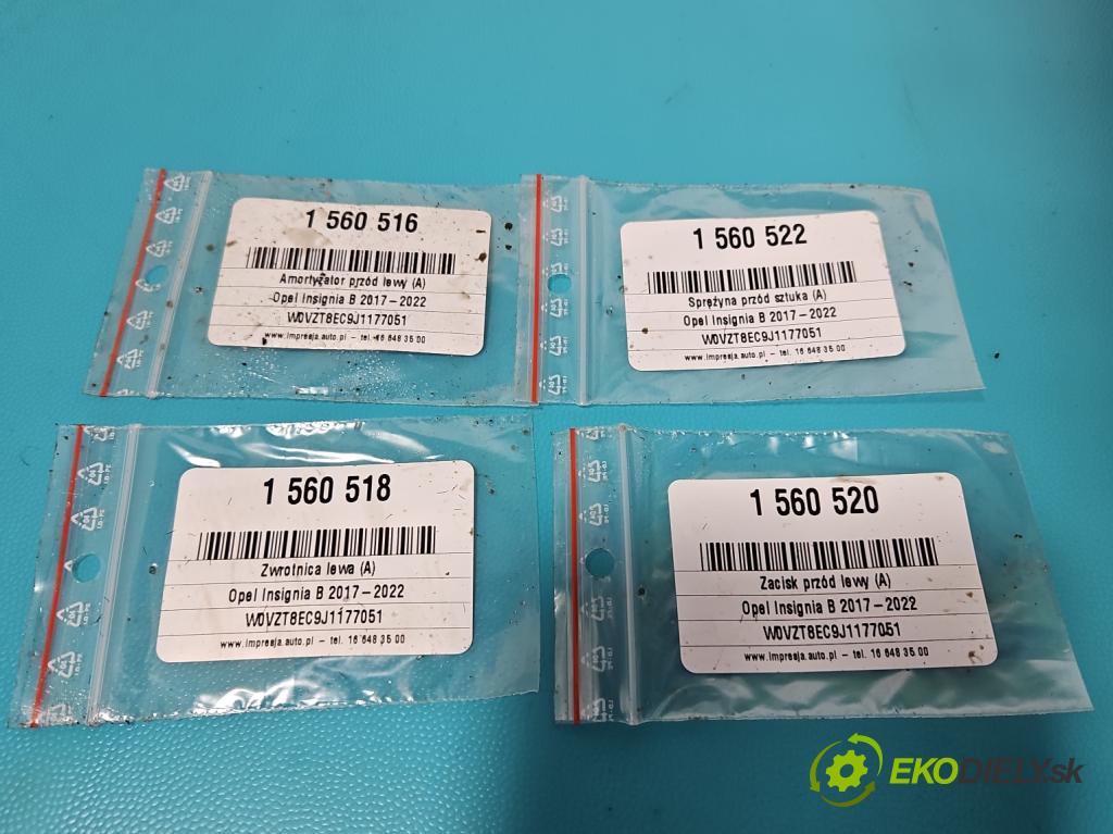 Opel Insignia B 2017-2022 2.0 T 260 HP automatic 191 kW 1998 cm3 5- brzdič predné ľavý  (Kľučka dverí ostatné)