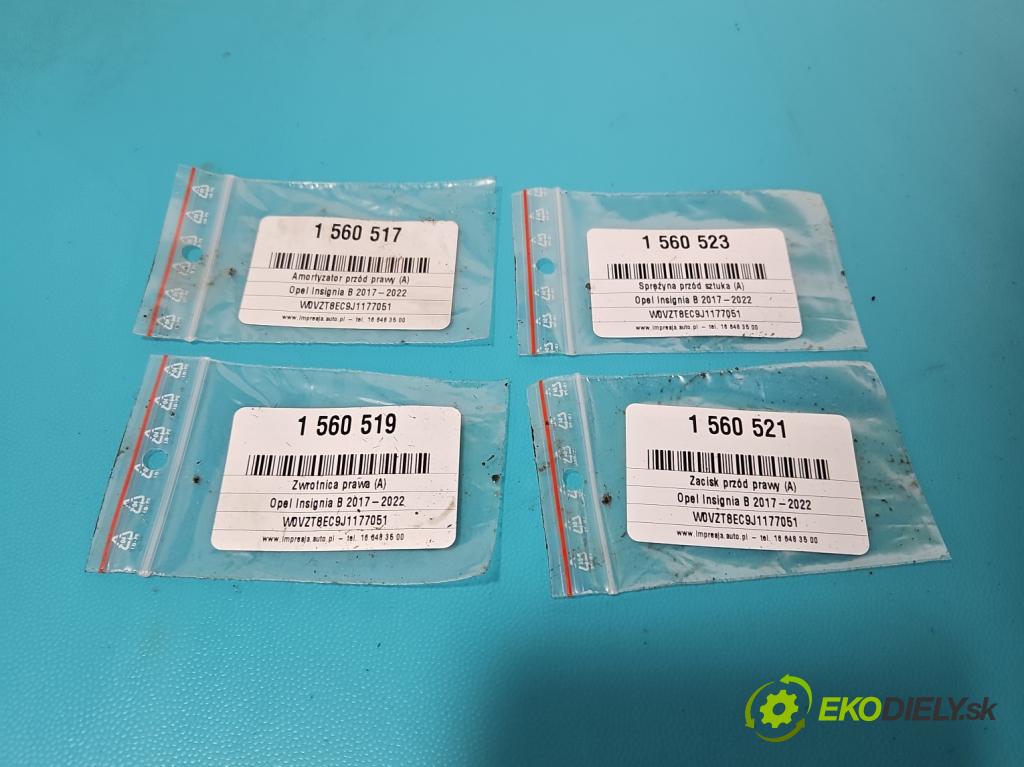 Opel Insignia B 2017-2022 2.0 T 260 HP automatic 191 kW 1998 cm3 5- brzdič predné pravý  (Kľučka dverí ostatné)